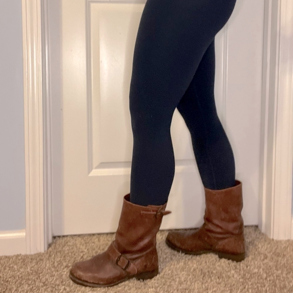 FRYE Veronica Short Boots. Distressed look. A+ used condition.Fits like a 7.